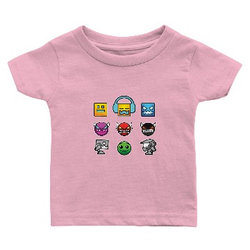Discover geometry dash unblocked level Baby T-shirts