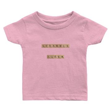 Discover Scrabble Queen Fitted Baby T-shirts