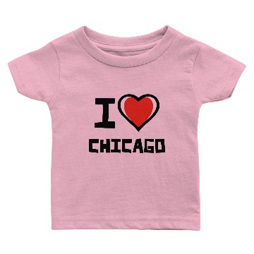 Discover I love Chicago Baby T-shirts