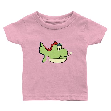 Discover Yoshi Fish Baby T-shirts