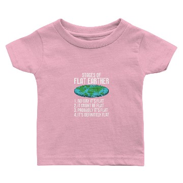Discover Flat Earth Matters Conspiracies Conspiracy earther Baby T-shirts