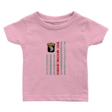 Discover US Army 101st Airborne Screaming Eagles Baby T-shirts