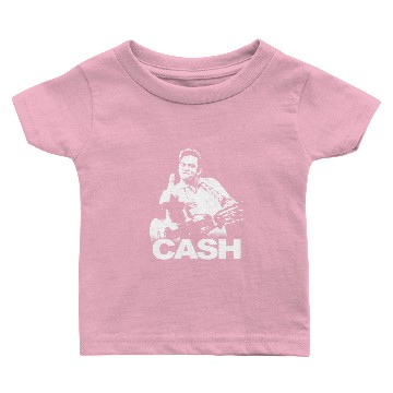 Discover Johnny Cash Finger Guitar Pose Baby T-shirts Baby T-shirts