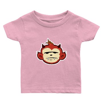 Discover Devil Monkey Face Baby T-shirts