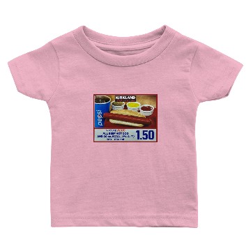 Discover Costco Hot Dog Baby T-shirts