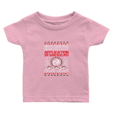 Discover Merry Christmas Application Software Developer Baby T-shirts Baby T-shirts