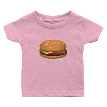 Discover burger. with cheese. Baby T-shirts