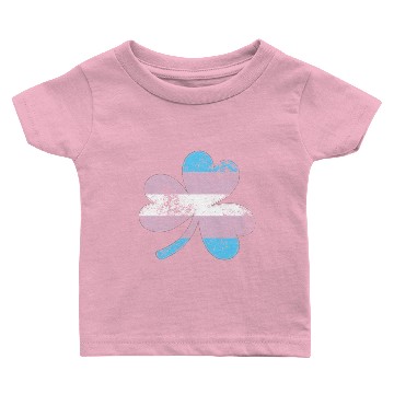 Discover Transgender Shamrock Pride Flag Baby T-shirts