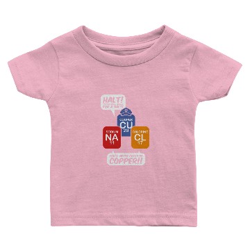 Discover Salt And Copper Chemistry Baby T-shirts