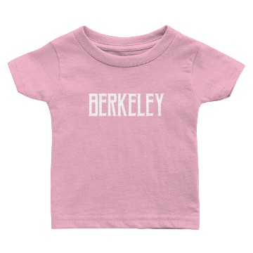 Discover Berkeley Vintage Text White Print Baby T-shirts