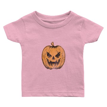 Discover Distressed Jack O Lantern Baby T-shirts