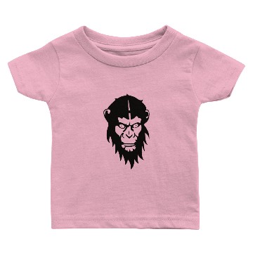 Discover monkey face Baby T-shirts