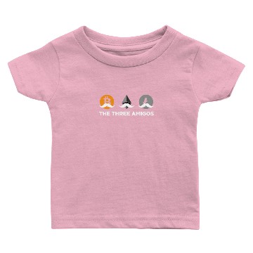 Discover The Three Amigos Bitcoin Etherium Litecoin Baby T-shirts