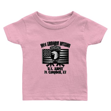 Discover 101St Airborne Division Back Design Baby T-shirts