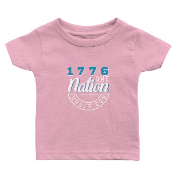Discover 1776 One Nation Under God Gift Baby T-shirts
