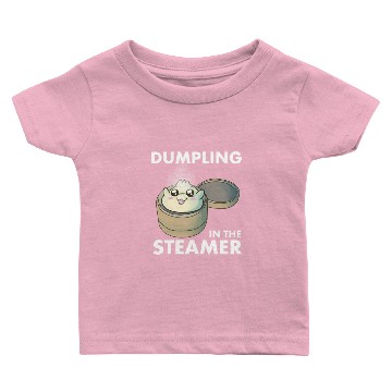 Discover Dumpling in the Steamer, Cute Kawaii Dumpling Baby T-shirts