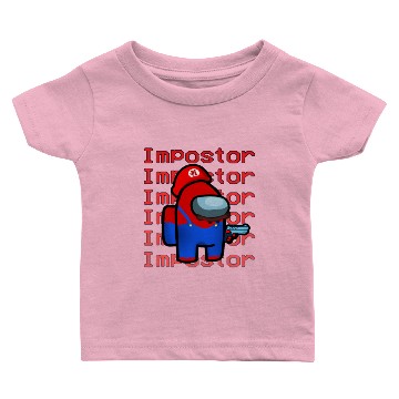 Discover Among Us - Impostor - Super Mario Baby T-shirts