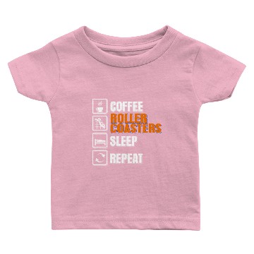 Discover Roller Coaster Baby T-shirts