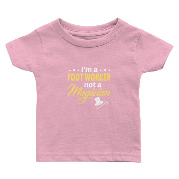 Discover Foot Worker Baby T-shirts