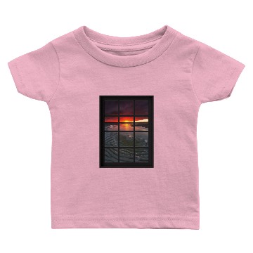 Discover Ocean Breeze Mind At Ease Ocean Beach Window Print 28 Baby T-shirts