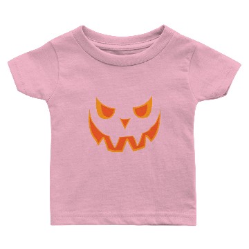 Discover Halloween Pumpkin Face Baby T-shirts
