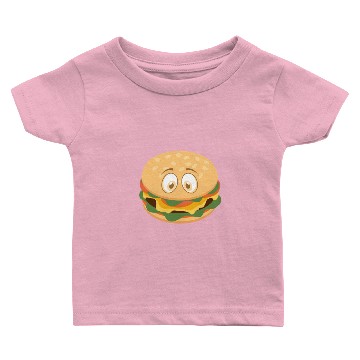 Discover Burger Face Baby T-shirts