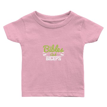 Discover BIBLES AND BICEPS Baby T-shirts