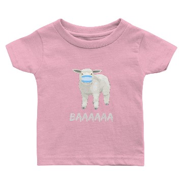 Discover Sheep with mask . Baby T-shirts Baby T-shirts