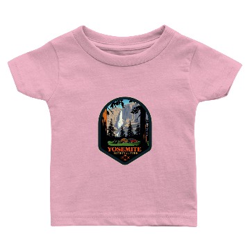 Discover Yosemite National Park Camping Lover Baby T-shirts