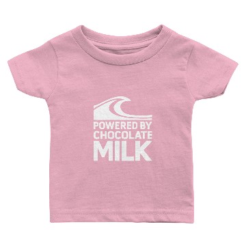 Discover Powered by Chocolate Milk Baby T-shirts
