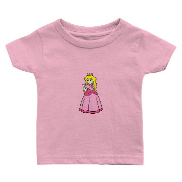 Discover Princess Peach Star Baby T-shirts, Princess Peach Crown Baby T-shirts