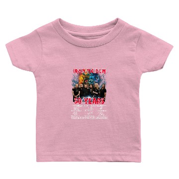 Discover Iron Maiden 50 Year 1975-2025  Baseball Tees Baby T-shirts