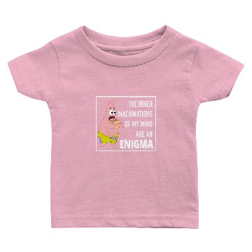 Discover Spongebob Squarepants - Patrick Star - Enigma Zip Baby T-shirts