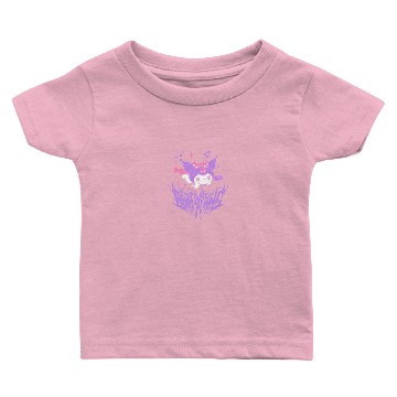 Discover Kuromi Gothic Letters Unisex Baby T-shirts