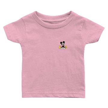 Discover Vintage Mickey Embroidered Pocket Baby T-shirts