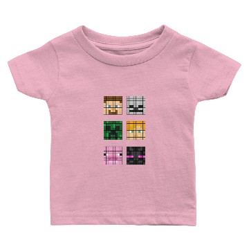 Discover Famous characters - Minecraft - Zip Baby T-shirts