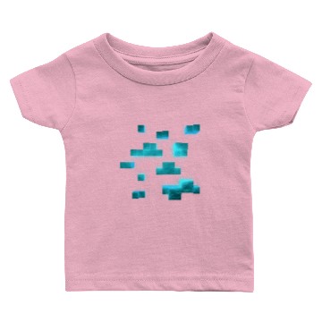 Discover Diamond Ore - 3D - Minecraft - Zip Baby T-shirts