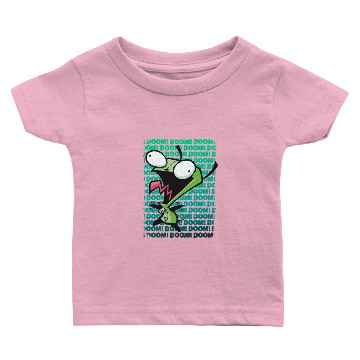 Discover Nick 90s Invader Zim Gir Impending Dooom Song Baby T-shirts