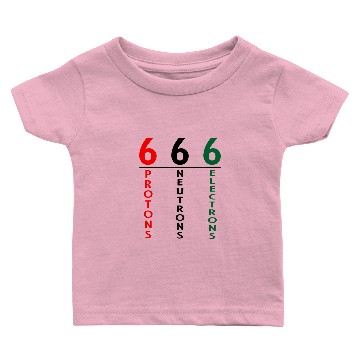 Discover Esoteric 666 Protons Neutrons Electrons - Esoteric - Baby T-shirts