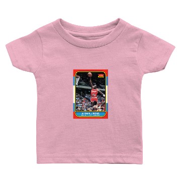 Discover Michael Jordan Fleer '86 Card - Paraholix - Baby T-shirts