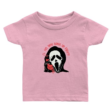 Discover Ghostface Calling Halloween No You Hang Up First Baby T-shirts