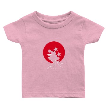 Discover Red Ball Silhouette Goku Baby T-shirts