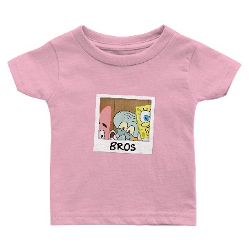 Discover Nic.kel.ode.on Spongebob Squarepants Bros Graphic Baby T-shirts
