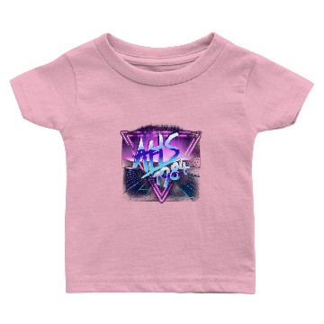 Discover American Horror Story Neon Grid Logo Pullover Baby T-shirts
