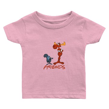 Discover Rocky and Bullwinkle Names Baby T-shirts