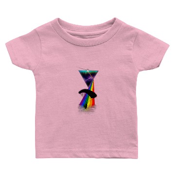 Discover Vintage Retro Prism Skydiving Baby T-shirts