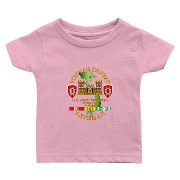 Discover Vietnam Combat Engineer - Engineer Command Vietnam w SVC - Combat - Baby T-shirts