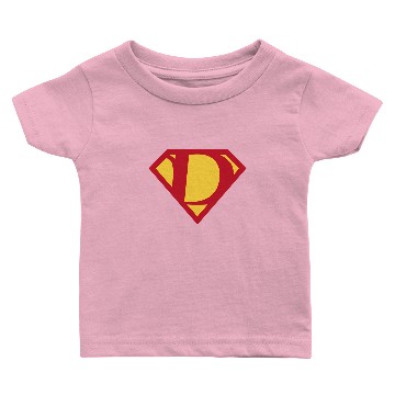Discover Letter D - Superman - Baby T-shirts