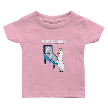Discover Llama Pet Pinballama Pinball Zip Baby T-shirts