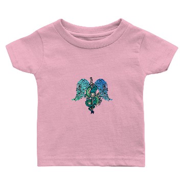 Discover Dragon Pet swords Angel Wings Zip Baby T-shirts